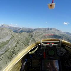 Flugwegposition um 13:51:39: Aufgenommen in der Nähe von Arrondissement de Digne-les-Bains, Frankreich in 2469 Meter